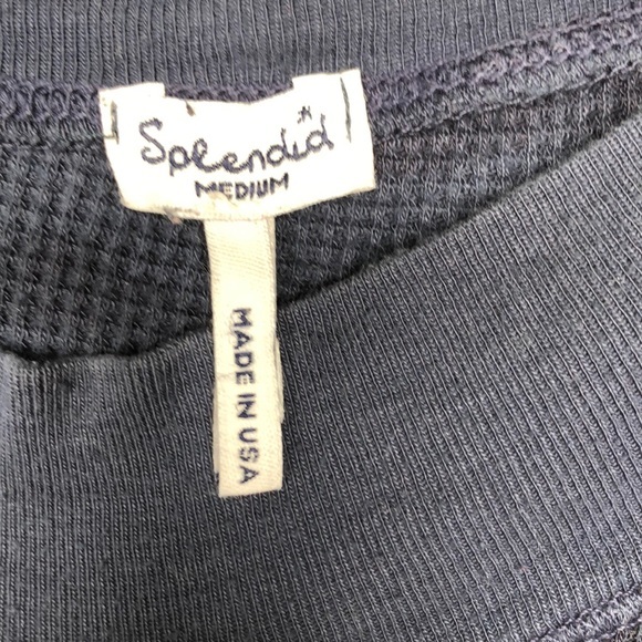 SPLENDID Navy and Black  Zebra Print Long Top - Picture 2 of 6